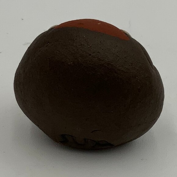 Signed RARE Vintage Marianne SUDA Brown Pottery Ceramic Owl Canada - Picture 5 of 7